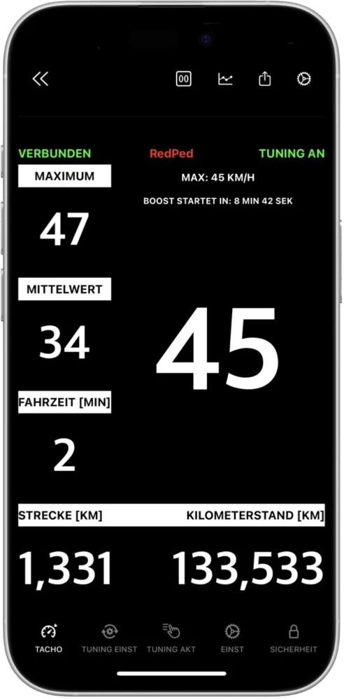 Screenshot - RedPed App für iOS